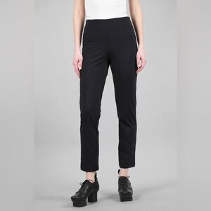 Equestrian Black (Zani Ponte Tech) with metal studs on side Women’s Pants‎ Small
